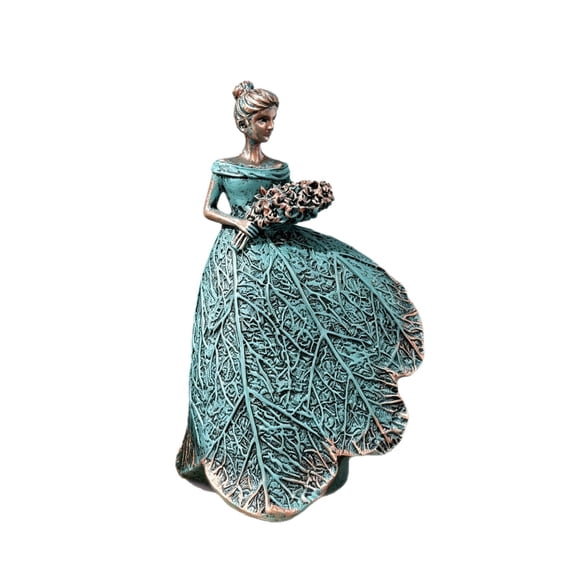Fairy Statue Collection Home Decoration - Leaf Angel Girls Resin Home Garden Patio Decor Memorial Gift for Mom Outside or Inside Outdoor Yard Decorations Figurines