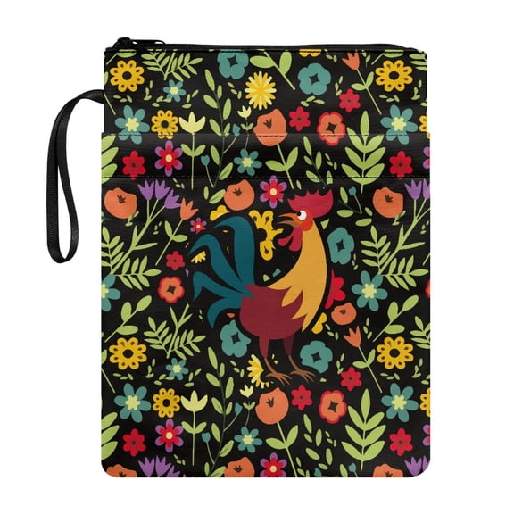 HELLHERO 1 pc Books Sleeve with Washable Book Storage Bag Book Organzoer Holder with Handle for Women Storage & Portability