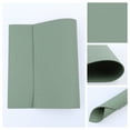 thumbnail image 2 of REGALWOVEN Placemats Set of 6 Woven Placemats for Dining Table Decor Indoor Outdoor Washable Kitchen Table Mat Wipe Clean Green 17*12in, 2 of 6