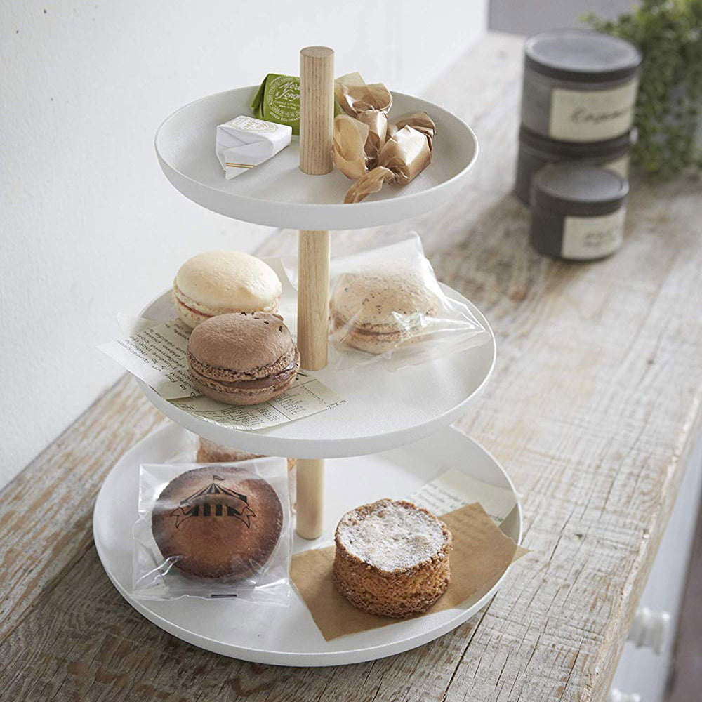 3 Tier Cake Stand Serving Tray Fruit Platter Elegant Wedding Cupcake Holder 