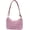 Pink, variant on Nylon Hobo Bag for Women Soft Shoulder Bag Bubble Pleated Handbag Zipper Casual Totes Purse Knotted Top Handle Bag