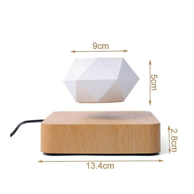 Light Color Levitating Air Bonsai Pot Rotation Flower Pot Planters Magnetic Suspension Floating Pot Potted Plant Home Without Plants