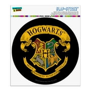 GRAPHICS AND MORE Harry Potter Ilustrated Hogwart's Crest Automotive Car Window Locker Circle Bumper Sticker