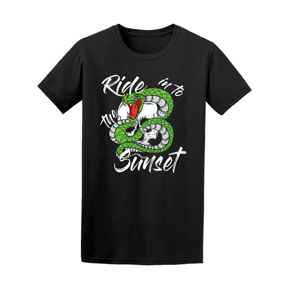 Ride Into The Sunset Snake Tee Men's -Image by Shutterstock