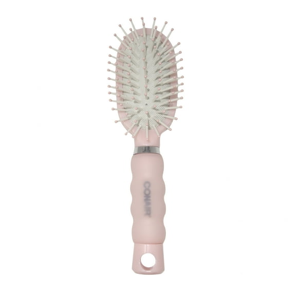 Conair Gel Grips Nylon Bristle Mid-size Cushion Brush (Colors May Vary)