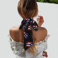 thumbnail image 5 of Puerto-Rico-Flag Vintage Head Scarf Hair Neck Scarves For Women Purse Bag Scarfs Handbags Long Headscarf, 5 of 7