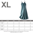 thumbnail image 2 of Laklulu Vestido largo de cóctel con escote en V y tirantes para mujer, vestido de fiesta para invitados a la boda, vestido formal de noche para cóctel, verde, XL, 2 of 6