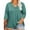 Green, variant on Shirts For Women Sevevn Women Plus Size V-Neck 3/4 Sleeve Casual T-Shirts Loose Basic Tunic Tees