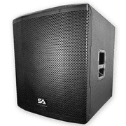 Powered 18 Inch PA/DJ Subwoofer Cabinet - Class D Amplifier 800 Watts RMS 1600 Watts Peak