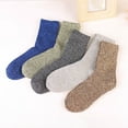 thumbnail image 2 of iOPQO 5 Pairs Thick Socks Women, Slouchy Socks for Women, Casual Socks for Women, Fleece Socks, Crew Socks for Women, Blue One Size, 2 of 3