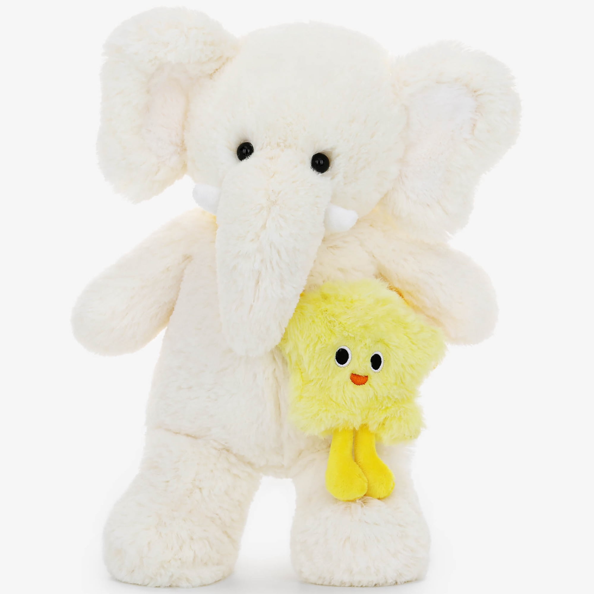 McHugs: School Series - Elephant Ted - 7" Stuffed Animal Plush w/ Star Character Bag, Soft Weighted Cuddle Toy, Cozy Play Comfort Companion, Kids 3+