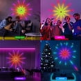 thumbnail image 4 of NARABB Hot Sale 24Keys 10+1 Fire-works Lights, Fire-works LED Strips Dream Colors RGB Change Music Sound Sync Bluetooth Fire-works Lights With Remote Control LED Strips For, 4 of 7