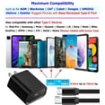 thumbnail image 2 of UNIDOPRO Cargador USB C 30W Rápida PD 3.0 Adaptador y Cable Plano USB-C 1M [10mm Conector] para Móvi, 2 of 7