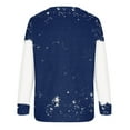 thumbnail image 5 of Merry Christmas Sweatshirts for Women Crewneck Long Sleeve Tie Dye Printed T Shirts Casual Loose Holiday Blouse Pullover, 5 of 5