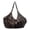 Coffee, variant on Canvas Underarm Bag, Adjustable Strap Women Shoulder Bag, Reusable Armpit Bag for Work Travel Outdoor (Khaki)
