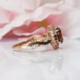 thumbnail image 3 of Dazzlingdaimonds Jewels 3.00 Ctw Round Cut Brown & White Diamond Wedding Anniversary Band Ring 14K Rose Gold Plated 925 Sterling Silver 925 Sterling Silver -9, 3 of 5