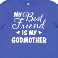 thumbnail image 4 of Inktastic My Best Friend is My Godmother with Hearts Youth T-Shirt, 4 of 5