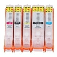 thumbnail image 2 of Printer , Reusable Sturdy Ink  Smoothly Ink Output 5Pcs PGBK BK C M Y  For Test Papers 150 151,250 251,350 351,450 451,550 551,650 651,750 751, 2 of 8