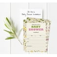 thumbnail image 5 of Inkdotpot Set Of 30Floral Baby Shower Invitations-Diaper Raffle Tickets And Baby Shower Book Request Cards Gender Neutral Invites Its A Boy Its A Girl, 5 of 8