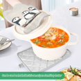 thumbnail image 3 of Yayeee Pot Holders Kitchen Heat Resistant with Pocket 7"x9.8" Cotton Oven Cooking Hot Pads, Cute Puffin, 3 of 7
