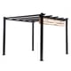 thumbnail image 4 of Pérgola Toldo Retráctil de 3x3 Relan de Aluminio Color Beige, 4 of 12