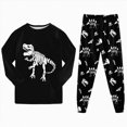 thumbnail image 6 of Toddler Baby Boy Outfit Sets Fall Winter Clothes 12 18 24 Month 3T 4T 5T 6T 7T 2PCS Long Sleeve Dinosaur T Shirts Tops Pants Outfits Clothes Set Kaprioy Pajamas Cotton Pjs Set Kids Dinosaur Sleepwear, 6 of 7