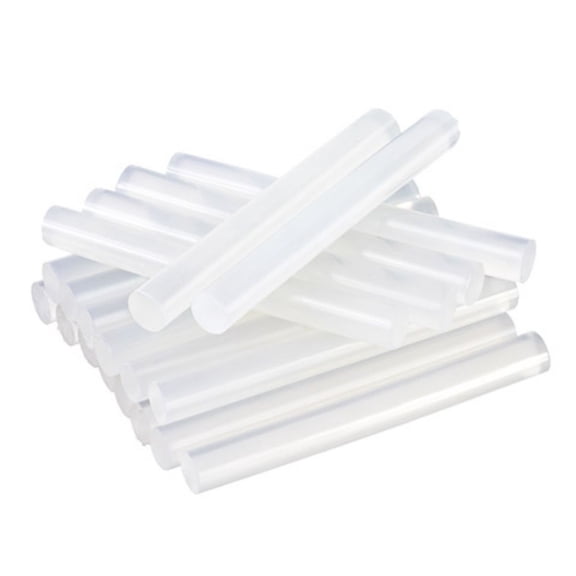 Darice 20-Piece White Dual Temperature Formulated Glue Sticks - 4" x 7/16"