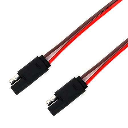 2-pin Trailer Connector Plug Trailer Light Wiring Harness Flat Plug