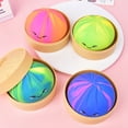 thumbnail image 6 of Stress Squeeze Balls, Rainbow Squish Dumplings, Bun Squishies with Steamer Box, Satisfying Soft Hand-Pinching Sensory Toys, Stretchy Ball for Adults and Home Office Use, 6 of 14