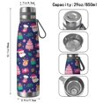 thumbnail image 3 of Christmas 29oz Stainless Steel Insulated Thermos with Tea Filter, 360° Printed Travel Bottle, Leakproof BPA-Free Flask with Anti-Slip Base, 304 Inner & 201 Outer, Vacuum Cup, 3 of 6