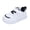 Black, variant on Kid'S Cool Street Style Kicks Sneakers Spring And Summer Children And Toddler Shoes Boys And Girls Floor Sports Flat Soles Light And Comfortable Solid Color Hook Loop
