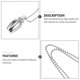 thumbnail image 3 of Commemorative Necklace Teeth Storage Necklace Baby Milk Tooth Organizer Pendant---Product code 52471, 3 of 3