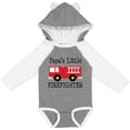 thumbnail image 3 of Inktastic Papa's Little Firefighter Boys Long Sleeve Baby Bodysuit, 3 of 5