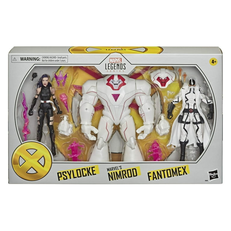 マーベルレジェンズ Psylocke Nimrod Fantomex 3体セット Marvel Legends Psylocke, Nimrod & Fantomex Action Figure 3