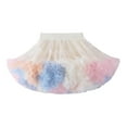 thumbnail image 1 of EnJoCho Tutu Skirt For Girls Toddler Thick And Fluff𝗒 Girls' Skirt Ruffle Ruffled Girls' Gr𝖺dient Skirt Daily School Festival Wear Birthday Outfits For Girls, 1 of 5