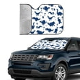 thumbnail image 2 of Yiaed Cute Cartoon Dinosaurs Print Car Windshield Sunshade Front Auto Car Front Window Sun Shade Foldable Sun Visor Shield Cover Auto Accessories for Sedan SUV Truck-Small, 2 of 5