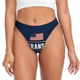 thumbnail image 1 of Balery Happy Veterans Day Tangas de Algodón para Mujer con Estampado – Ropa Interior Sexy, Transpirable, G-string-Small, 1 of 6