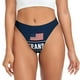 thumbnail image 1 of Fotbe Happy Veterans Day Tanga Sin Costuras para Mujer con Estampado – Panties Invisibles, Transpirables y Cómodos para Uso Diario-X-Small, 1 of 6