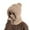 Khaki, variant on DAMAI 3 in 1 Beanie Hat with Scarf and Mask, 2026 New Winter Warm Ear Guard Hat, Fall Winter Warm Knitted Windproof Balaclava Scarf for Men Women