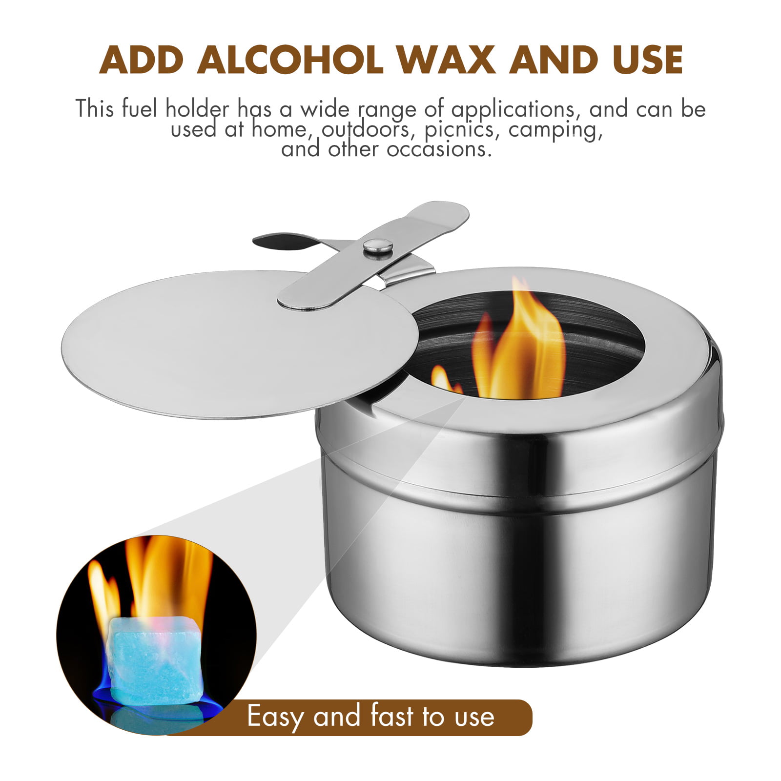Combustible pour Chafing Dish - Capsules Gel combustible - Artnuptial