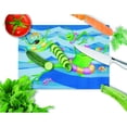 thumbnail image 2 of Caroline's Treasures Frogs Swimming Glass Cutting Board Large, 2 of 2