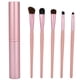 thumbnail image 3 of Brocha para colorete, 5 brochas profesionales para sombra de ojos, brocha cosmética para polvos sueltos, compacta y ligera, 3 of 8