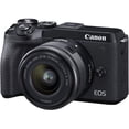 thumbnail image 1 of Canon EOS M6 Mark II Appareil Photo Numérique Sans Miroir avec Objectif 15-45 mm - Noir, 1 of 3