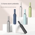 thumbnail image 1 of Paraguas plegable automático de tres pliegues, grande, doble, para hombre y mujer, protector solar, protección UV, sombrilla publicitaria, 1 of 5