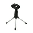 thumbnail image 1 of Desk Microphone Holder,  Flexibility Anti Skid Pad 5/8 inch Thread Desktop Microphone Tripod Stand  for Live Streaming, 1 of 8