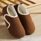 thumbnail image 5 of Zapatos para caminar Zapatillas mullidas unisex ajustables para hombres y mujeres (36-37 Marrón claro Marrón, 5 of 6