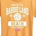 thumbnail image 3 of Barbie the Movie - Property of Barbie Land Beach Volleyball - Women's Short Sleeve Graphic T-Shirt, 3 of 6