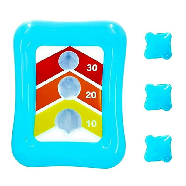 Juego De Bolsa De Arena Inflable Para Piscina, Juego De Lanzamiento Flotante, Juegos De Fiesta En La Piscina De Verano Para Niños Y Adultos sonducket FN005827-00