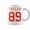 Black, variant on Number 89 Coffee Mugs