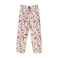 thumbnail image 6 of Daiia Dachshund And Eiffel Tower Men's Sleep Pant with Pockets and Drawstring,Pajama Pants-Large, 6 of 9
